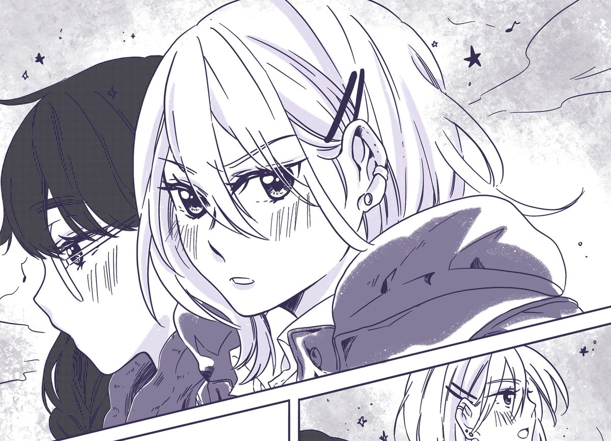 I was going to sell leftover stocks from last year con for the upcoming event on February but here I am almost finishing a page of another teens sapphic story www #百合 #イラスト