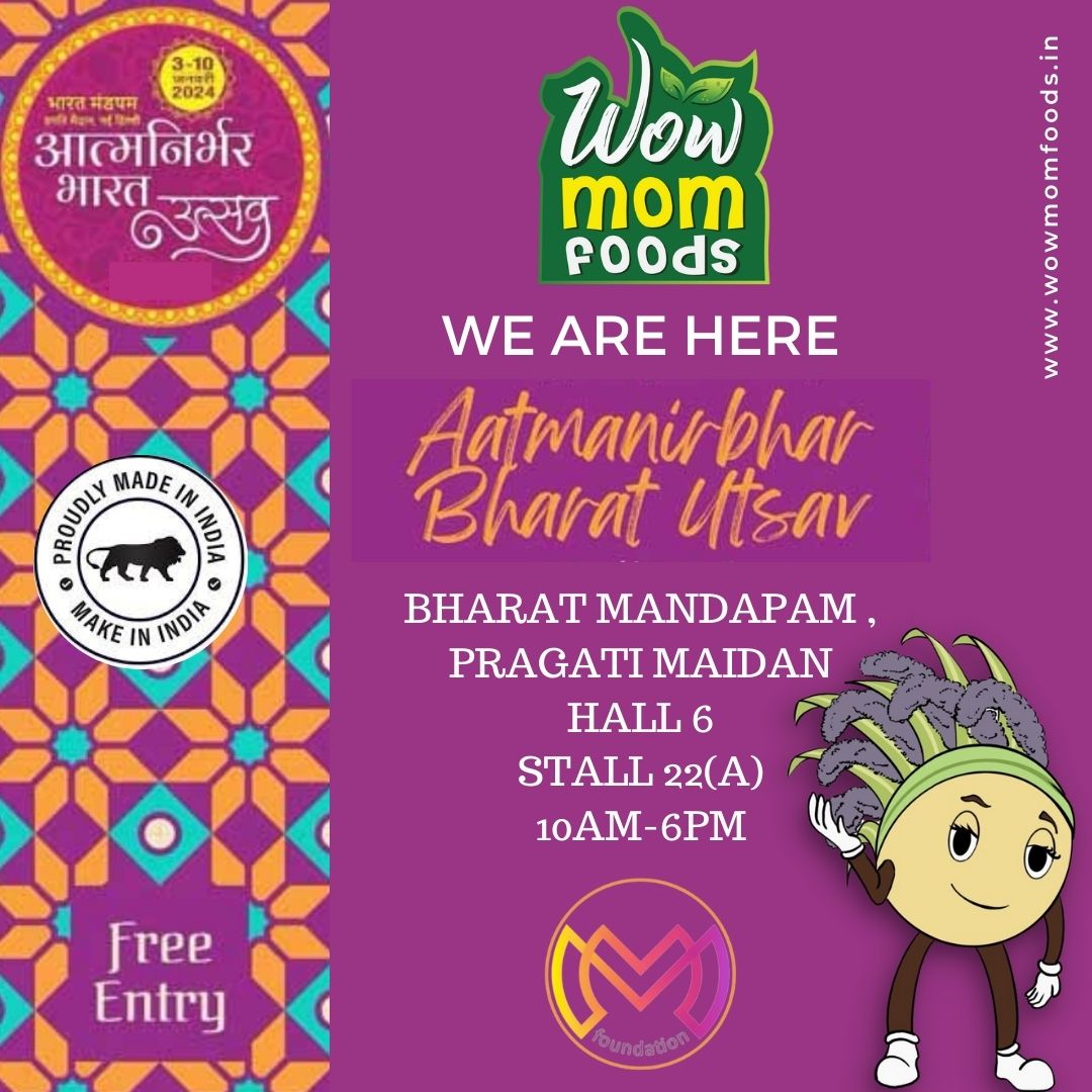 MilletMagic's tweet photo. #makeinindia🇮🇳 
Visit us at Stall 22-A at Pragati Maidan and witness the grandeau of Atmanirbhar Bharat Utsav.
We are proud to be Make In India and previleded to be part of the 1st Expo of #atmanirbharbharatutsav
Proudly we are #MakeInIndia  @milletmagicfoundation @wowmom_foods https://t.co/m2awZDTZ5R