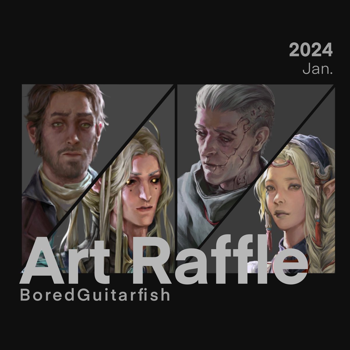 ✨Art Raffle✨
Thank y’all so much for 2.4k! As promised, here’s an Art Raffle :D

Rule:
-Like+Follow+Retweet.
-Reference in comments appreciated.
-No raffle accounts please.

Prize:
1 Fully rendered bust, style as below.

Ends: January 12.

Best of luck!💙