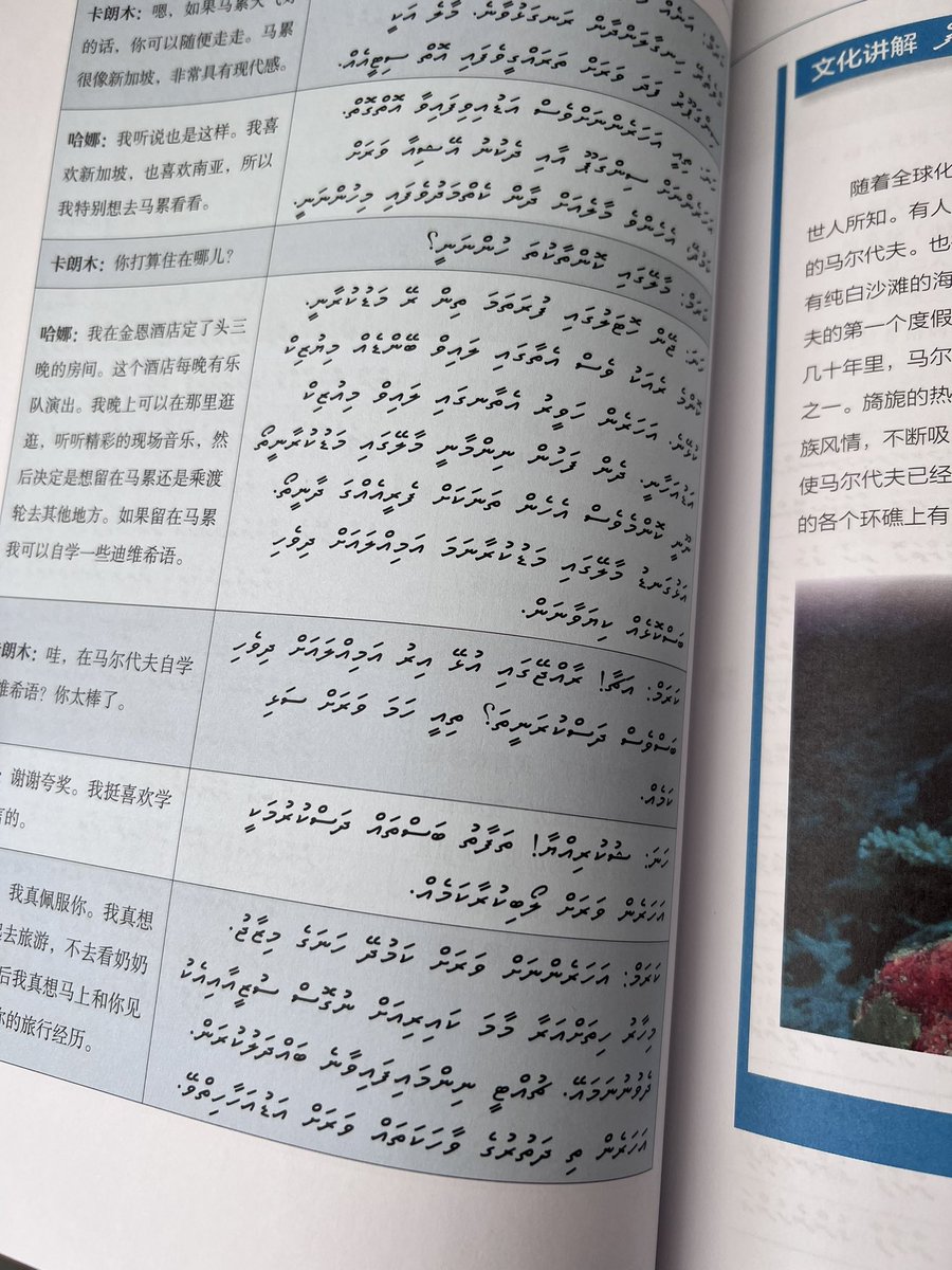 Fangfang21_'s tweet photo. My book has been published as the first textbook of spoken Dhivehi in China. Hopefully more Chinese will get to understand this beautiful language. Appreciate to all my Maldivian friends who have helped me during the writing of this book. https://t.co/DmnEWG3hyn