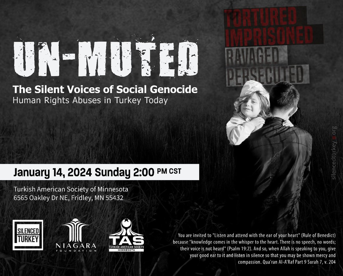 NFMinnesota's tweet image. eventbrite.com/e/un-muted-the…

#HumanRightsViolations #WomensRightsAreHumanRights 
#genocide #Minnesota #SocialJustice #Minneapolis #weekend