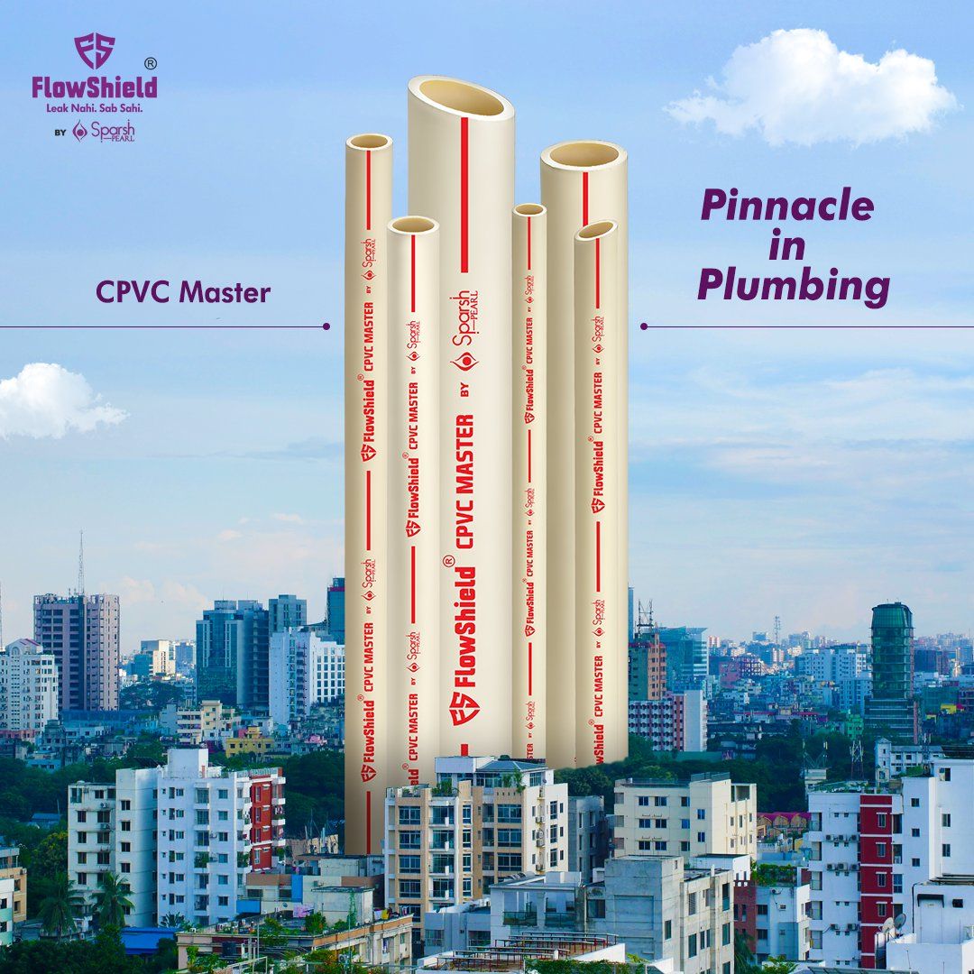 Unleash the power of durability with our cutting-edge CPVC pipes! 
Elevate your plumbing game with Flowshield CPVC Master, ensuring longevity and reliability for every project.
#flowshield #cpvcmaster #InnovationInEveryPipe #CPVCProwess #QualityPlumbing