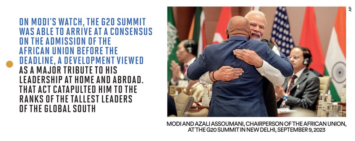 Openthemag's tweet photo. #Forecast2024: @narendramodi’s tale of rising from poverty to the highest office has made ordinary people see him as mirroring their own difficulties and challenges, writes PR Ramesh, #Leadership https://t.co/QxefjSemlW https://t.co/1V4f7pyZQb