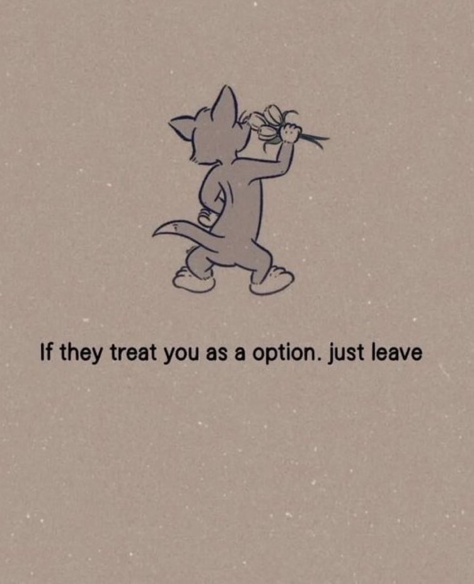 Just leave ....