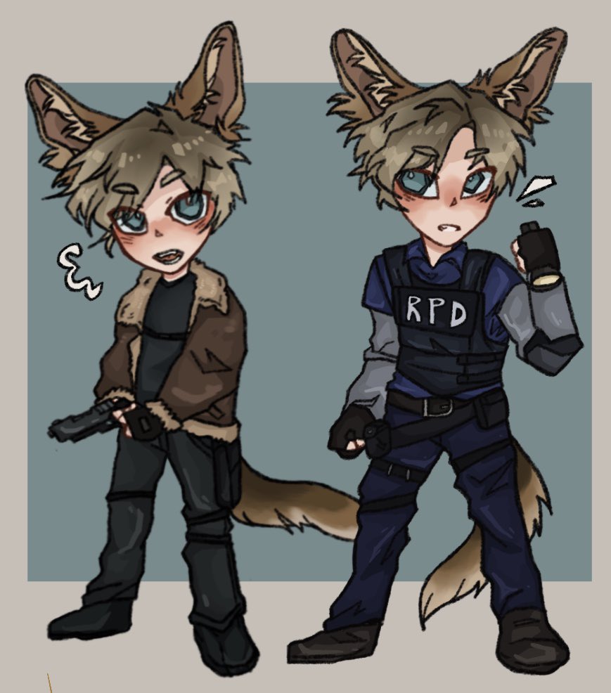 Puppy Dog Leon 
#ResidentEvil #ResidentEvil4 #LeonKennedy #LeonKennedyfanart