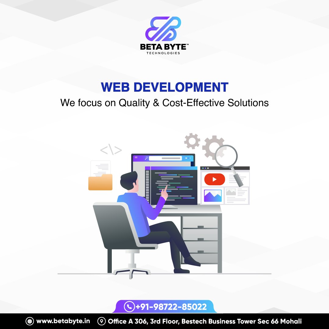 betabyte_tech's tweet image. Embark on a digital journey with our expert 𝐰𝐞𝐛 𝐝𝐞𝐯𝐞𝐥𝐨𝐩𝐦𝐞𝐧𝐭 𝐬𝐞𝐫𝐯𝐢𝐜𝐞𝐬, where innovation meets precision.
.
.
Visit bit.ly/48milyi
#betabytetechnologies #webdevelopmentservice #customsoftware #TrendingNow #trending2024