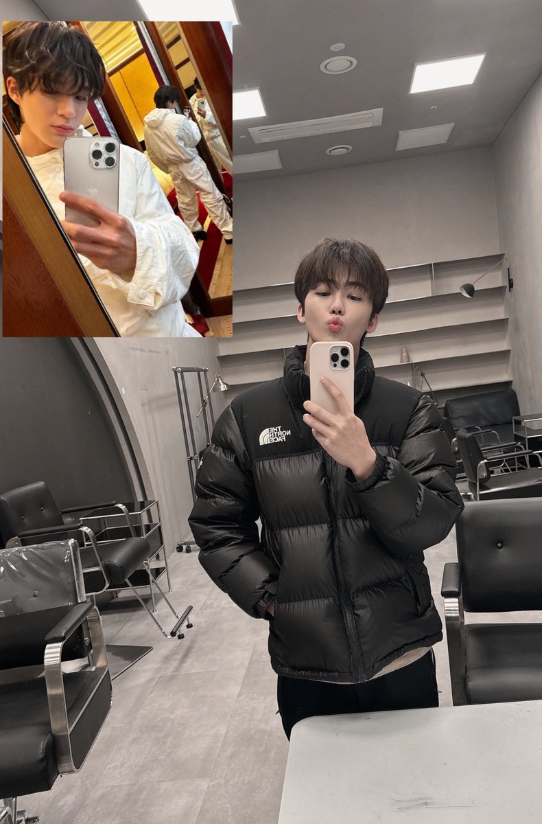 MinsikJ's tweet photo. “ทำผมเสร็จแล้วค้าบ”

“พี่ก็เลิกงานแล้วนะคะทำผมเสร็จก็มารับด้วย”

“ค้าบมัมมี๊” https://t.co/tFCrc95qeH