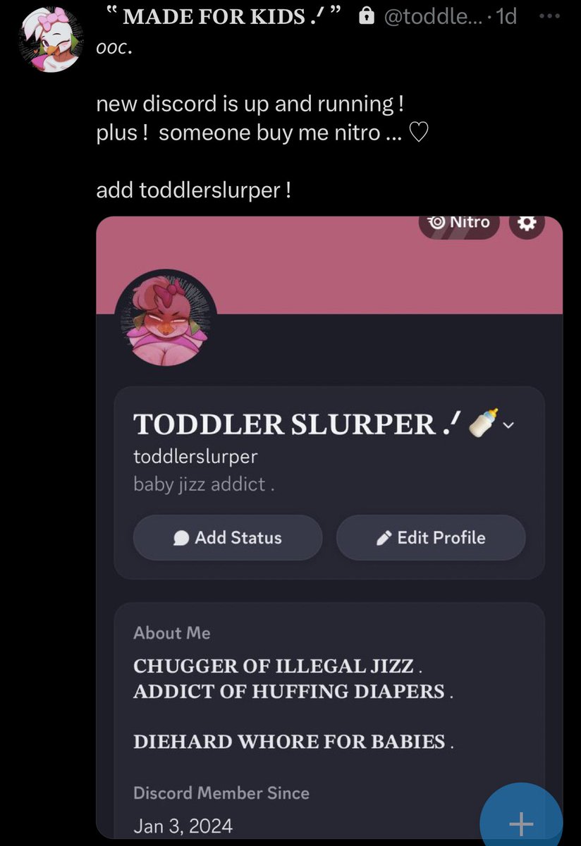 GentleWinged's tweet photo. ️ 
 ️ () Hey guys! finally alive to come out with a little call-out post, a popular writer most of us know is a HUGE pedo.

Mainly the extremely similar styles between both their discords, AND twitter account, and both their habits of asking their followers for money. https://t.co/68FR2psoHm
