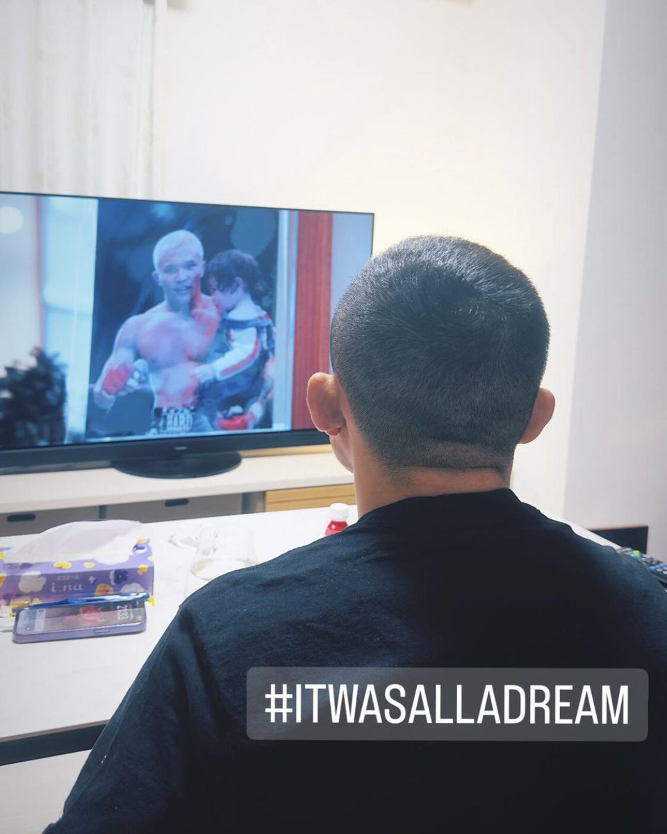 sharakiro's tweet image. 堀口恭司選手がインスタに投稿しました！
#山本KID徳郁 #ITWASALLADREAM