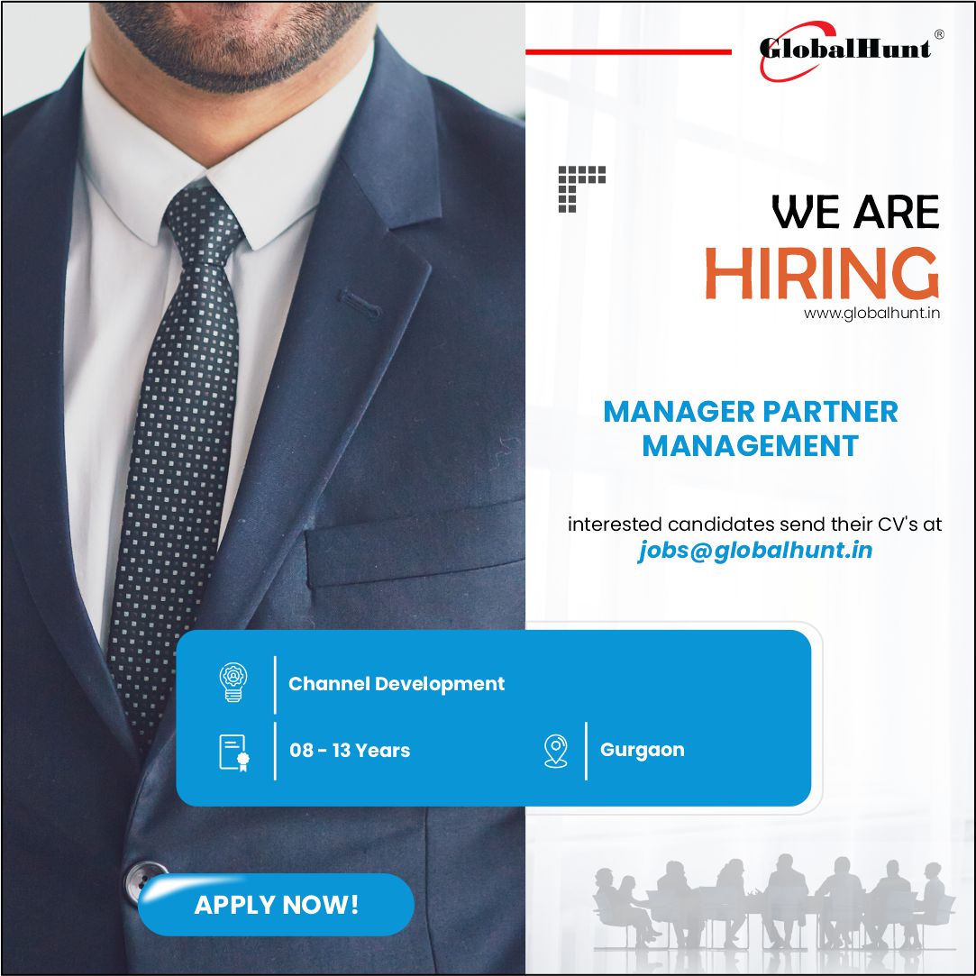 GlobalHuntIndia's tweet image. GlobalHunt for its leading client is looking for Manager Partner Management who manages customer issues such as stock delivery, coordination with customer internal stakeholders.
Candidates apply at globalhunt.in/job-details.ht…
#channeldevelopment #stockdelivery
