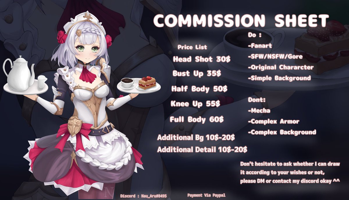 Hi ^^ I am opening Commissions If you are interested you can DM me for more information ^^ Thank you 💫😘 #commissionsopen #Commission #commissionart #ArtCommission
