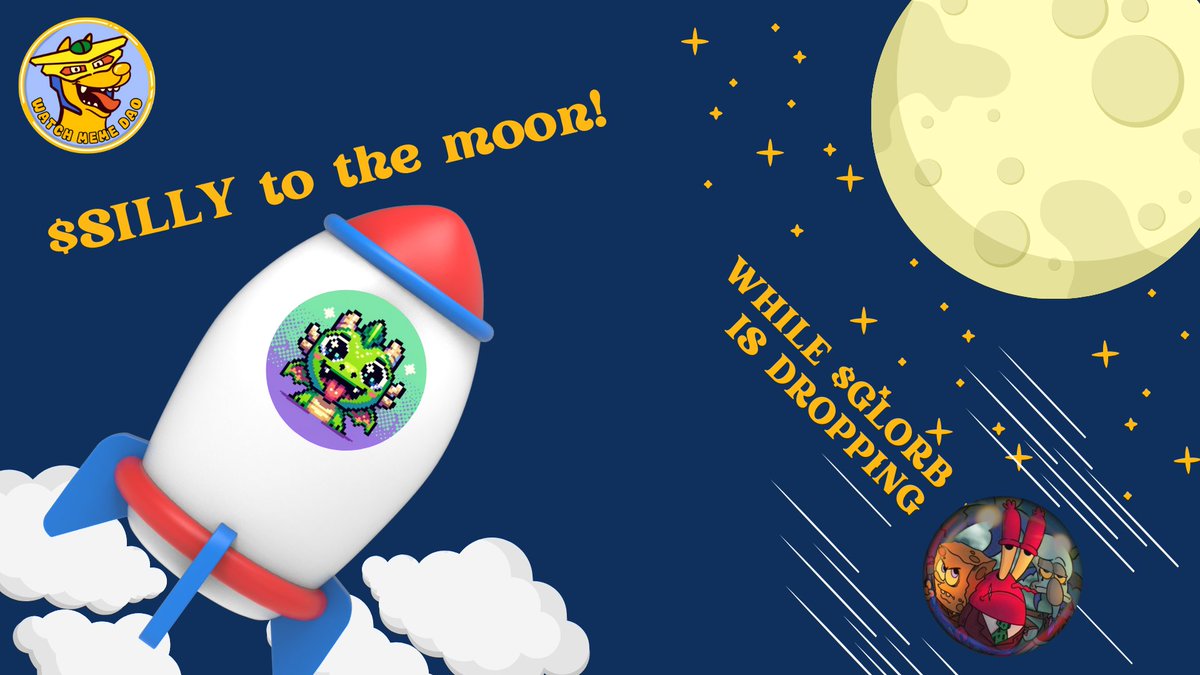 CaptainDoge2049's tweet photo. 🚀 Daily Watch Meme: On Jan 4th, $SILLY soared to new heights with a stellar market cap of $89.89M! The price hit $0.08983 &amp; climbing. 

🌙 Meanwhile, $GLORB dropped to an all-time low market cap of $502.56K, price being $0.0005025. 

#watchmeme #watchmemedao https://t.co/Rm51x4QGA5