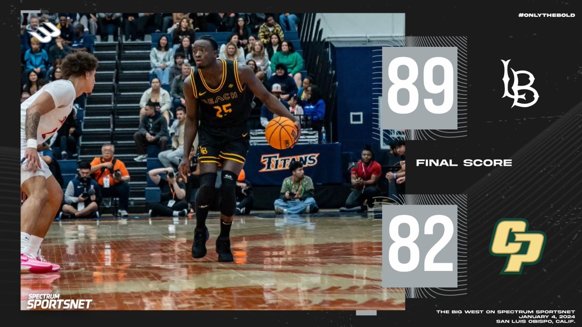 BigWestSports's tweet photo. Traore Tough 💪🏀

Aboubacar Traore (30 points, 8 Rebounds) and Lassina Traore (20 points, 19 Rebounds) help @LBSUMBB get back in the win column with a 89-82 victory over Cal Poly. 

#OnlyTheBold x #GoBeach x @SpectrumSN https://t.co/Dyu1pvHHn5