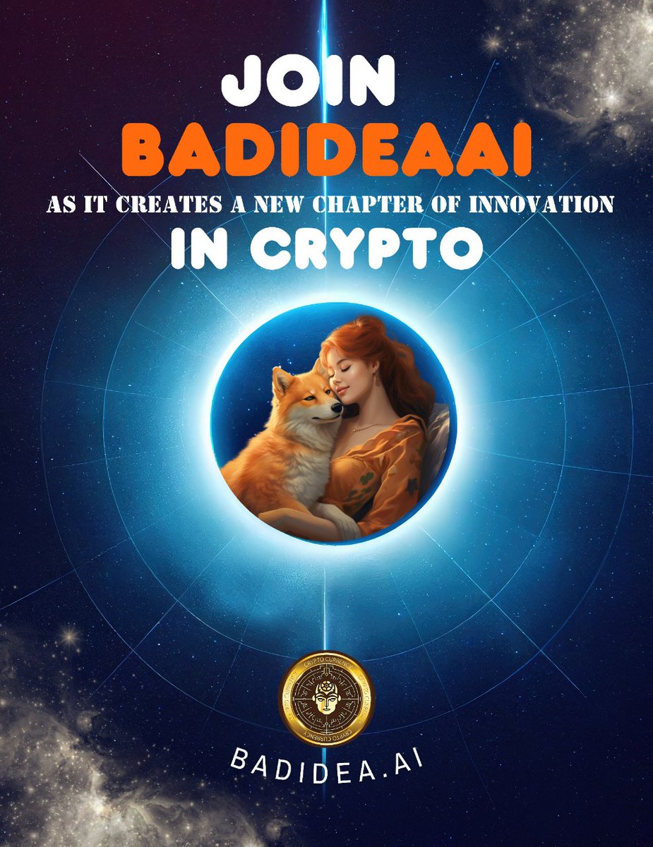 Choice_CMT's tweet photo. Step into the world of the BADIDEAAI project, where the exciting collision of Blockchain, AI, and DAOs awaits.

$Bad #BADIDEAAI

@badideaai

https://t.co/j8xVxb5sIA

#100X #Shiling

#Crypto_Marketing_Titans https://t.co/szseyXO3S8