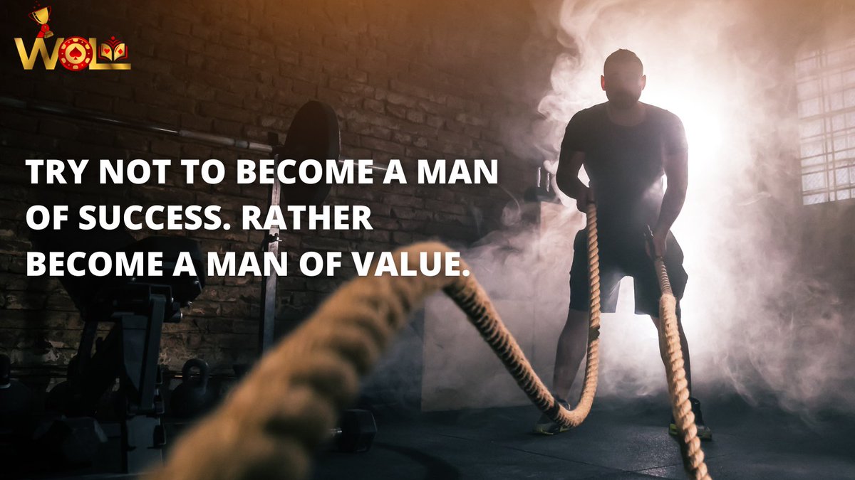 WinorLearn247's tweet photo. Try not to become a man of success. Rather become a man of value. #successful #quoteoftheday #dailymotivation https://t.co/Ceel7lRaI2