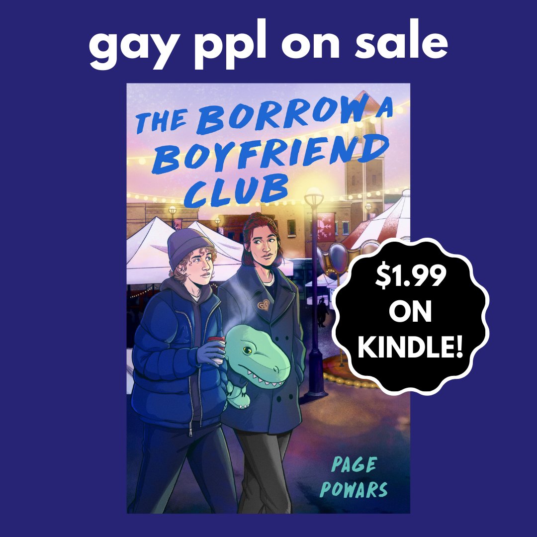 TODAY-ONLY DEAL! i've been told that the borrow a boyfriend club is basically a holiday rom-com so january's the perfect time to smash this deal. just search up the title on amazon and the sale will pop up!