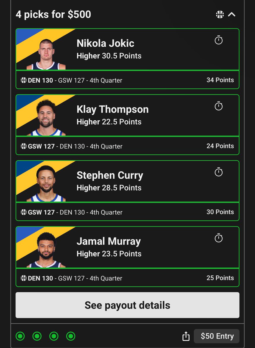 MVPICKS4's tweet photo. THE HOT STREAK CONTINUES 🔥🔒
DONT MISS OUT JOIN THE DISCORD
#GambingTwitter #sportsbettingpicks #sportsbettingtwitter #underdog https://t.co/IXcFrtXY3g