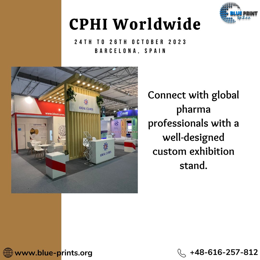 As we are entering 2024, please review the awesome #exhibitionstands we made this year. Our designs not only looked appealing but also helped our clients connect with more people interested in their products or service
To more information visit here: blue-prints.org