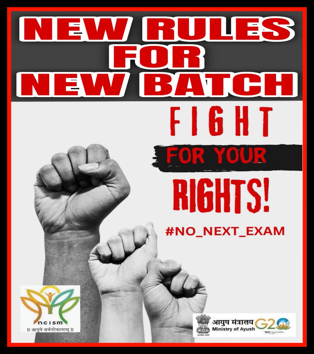 AshrafMoha2333's tweet image. #NO_NEXT_EXAM_FOR_AYUSH
@moayush @MOHFW_INDIA @ncismindia @sarbanandsonwal 
#NewRulesNewBatch
#Nonextfor23batch
@AIHMSA23
#unionofhomoeopath
@mansukhmandviya 
@shubhankrmishra @BBCHindi @aajtak @ZeeNews @ravishndtv @narendramodi @ABVPVoice @AmitShah @myogioffice @myogiadityanath