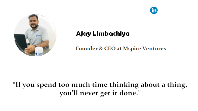 hrajaylimbachia's tweet image. Overthinking can be the roadblock between ideas and accomplishments. Cut through the mental clutter, focus on action, and turn aspirations into achievements. 🚀 
#ActionOverAnalysis #GetThingsDone #MondayMotivation #LeadershipDevelopment #mspireventures #hiring