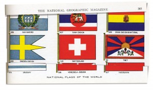 "Discovering the Modern Tibetan National Flag: Adopted in 1916, it made its international debut in the 1934 'Flags of the World' issue of #NationalGeographicMagazine and even appeared in a 1933 cigarette-card series in #Europe. 

 #TibetanFlag #HistoryUnfolded #HIstoryTibet