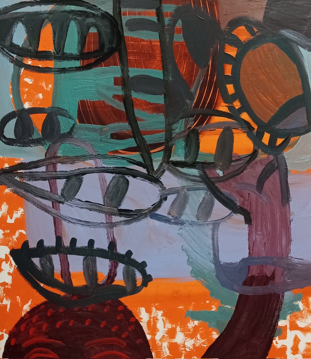 Baring Witness
4'x4' acrylic on drywall panel