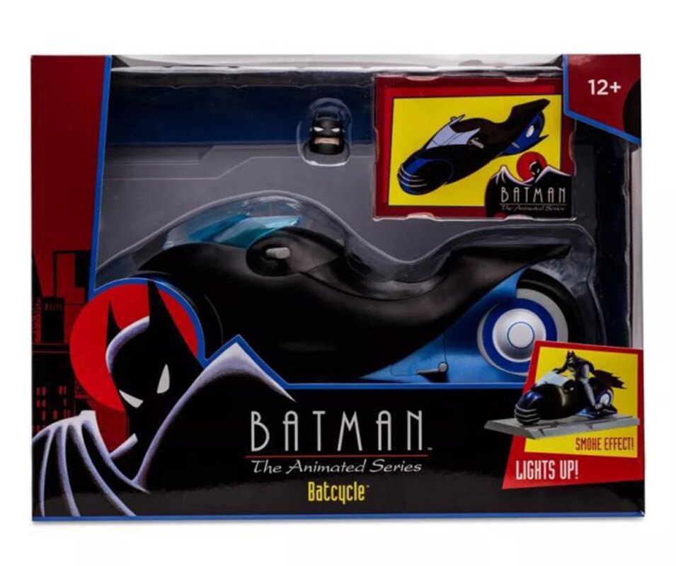 PoliplasticPod's tweet image. Gracias a @McFarlaneToys tenemos una nueva oportunidad de hacernos con la #Batcycle de #BatmanTheAnimatedSeries que #DCCollectibles lanzó hace un par de años. ¡No dejes pasar esta ocasión si todavía no está en tu colección!
#Batman #BruceTimm #BatmanTAS #McFarlaneToys