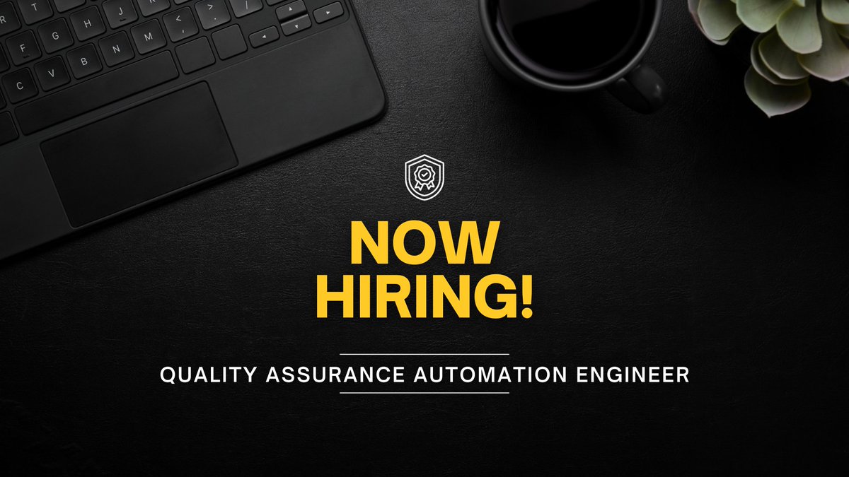 📣 Big news, folks! 📣

We're on the hunt for a Quality Assurance Automation Engineer.

Apply now. Your code warrior journey awaits. 🚀

@jobaNetwork

app.joba.network/job-post/view/…

#Hiring #EngineeringJobs #TechCareers #QualityAssurance #AutomationEngineer #JobOpportunity #CodeWarrior