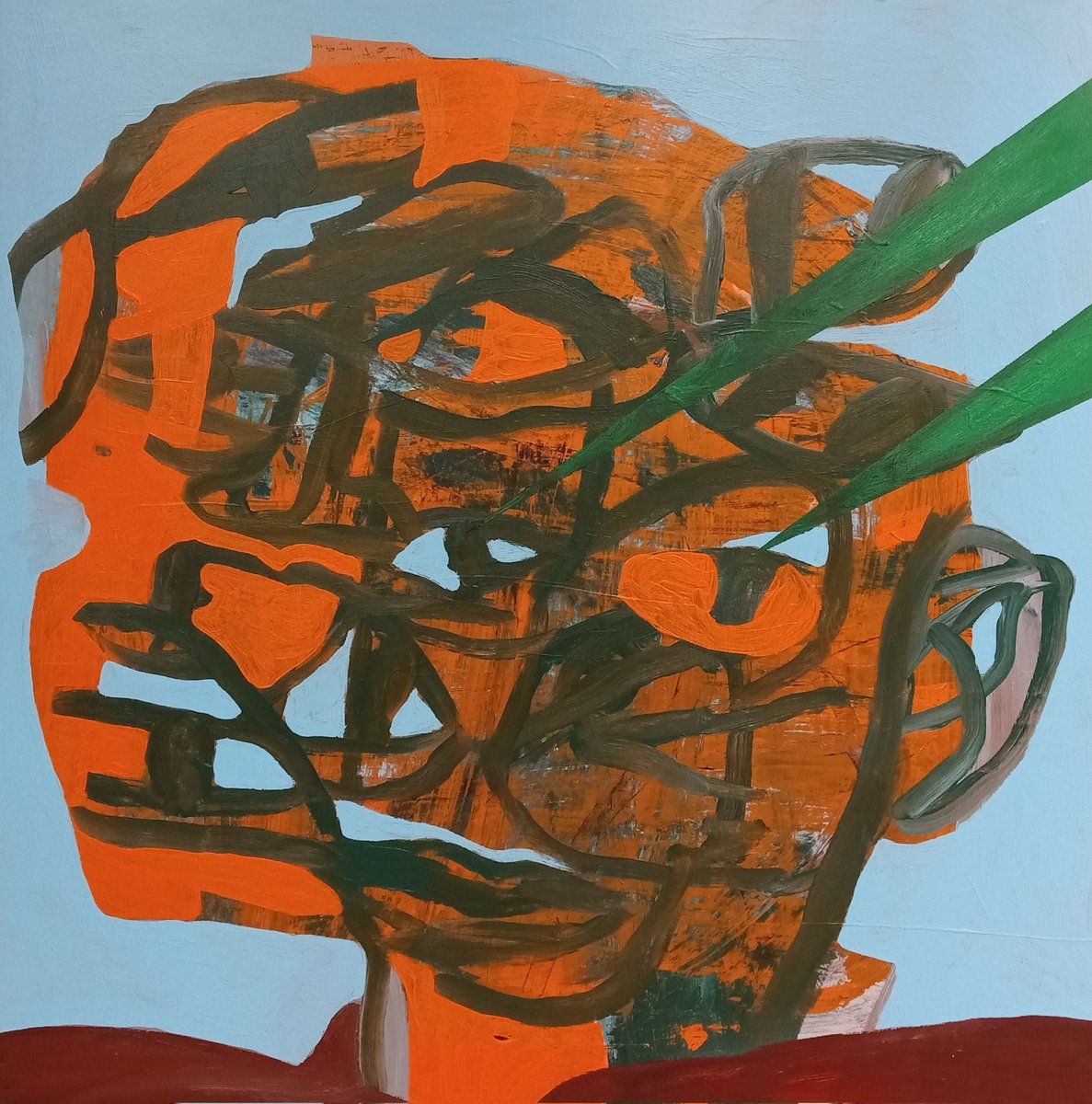 Untitled
4'x4' acrylic on drywall panel