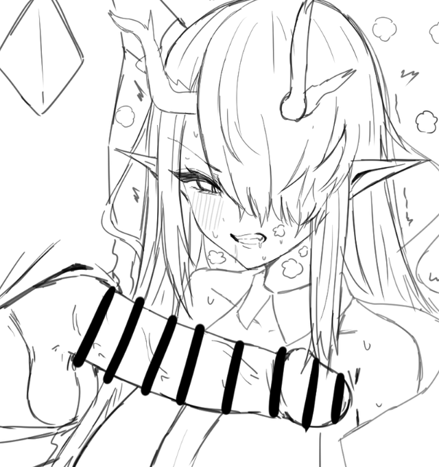 辰年なので龍と龍の闘いを描く…! 