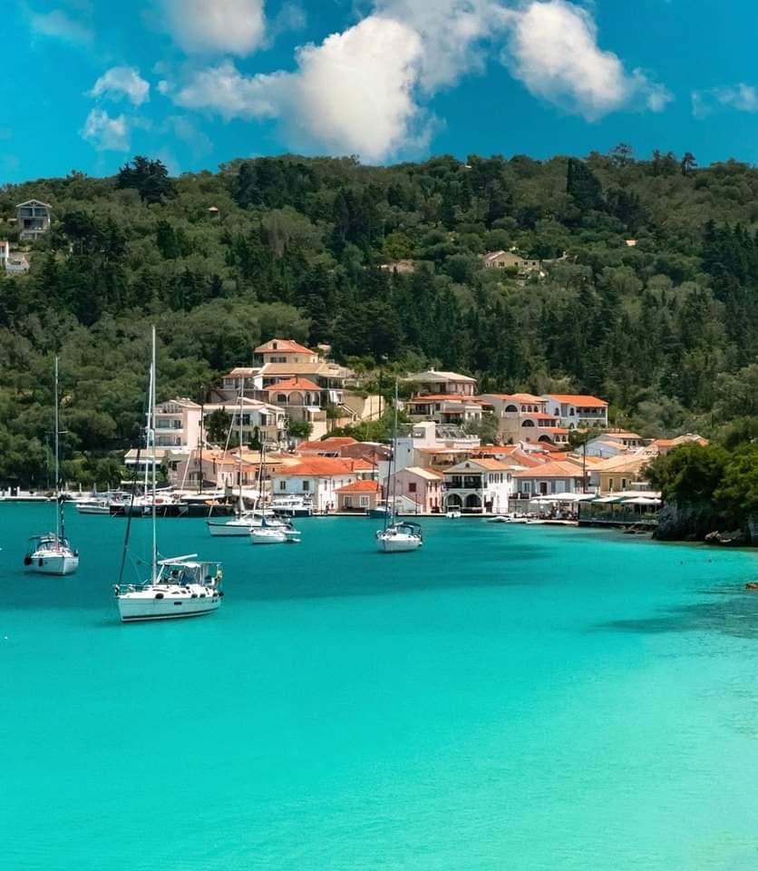 Next time you think there is no paradise on Earth, just remember this village at Paxoi island in Greece. 
Lakka.
#GoodMorningWorld #RiseAndShine #MorningVibes #NewDayNewBlessings #HelloSunshine #PositiveMornings #GratefulHeart #StartYourDayRight #HappyTuesday #FreshBeginnings