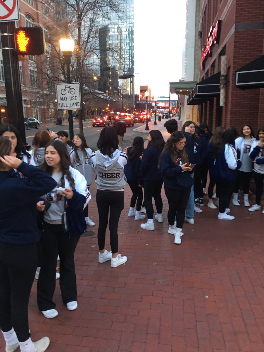 Fortunate to once again help chaperone <a href="/RangerCheer/">Ranger Cheer 🧡</a> <a href="/YHS_Cheer/">Ysleta High School Cheer</a> at this year’s UIL Competition. Good luck to both squads tomorrow, but first… DINNER 😋!! <a href="/MiriDeLaCruz4/">Miri De La Cruz</a>