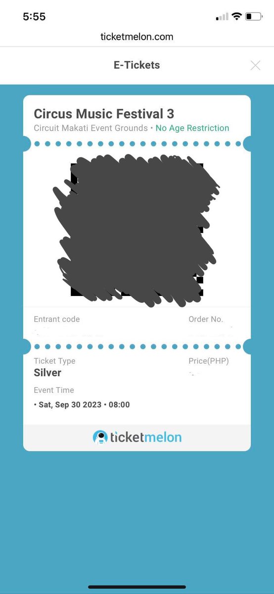 rxvigne's tweet photo. STILL AVAILABLE 
FS/LFB

Circus Music Festival ticket
Event Date: Jan 6 and 7, 2024
📍Circuit Makati Open Grounds

-1 Silver E-Ticket (2 days pass) 
Selling Price: PHP500
Original Price: PHP999

RFS: conflict of sched and wala na kasama

PM or comment if interested https://t.co/Y2av0oW3Fs