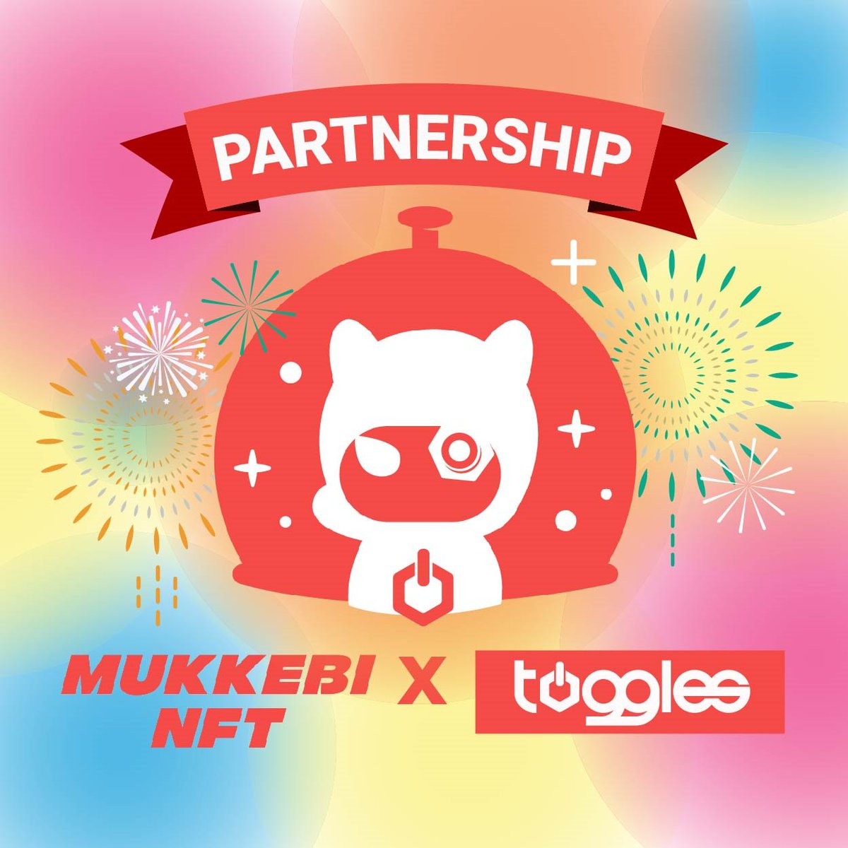 📢 Announcement of Partnership 📢

MUKStudio ❌ Toggles

Both companies will jointly pursue the following through this partnership:

△ Discounted sales of Toggles products within MUK POINT MALL
△ Promotion and advertising for product sales
△ Community activation
△ Information