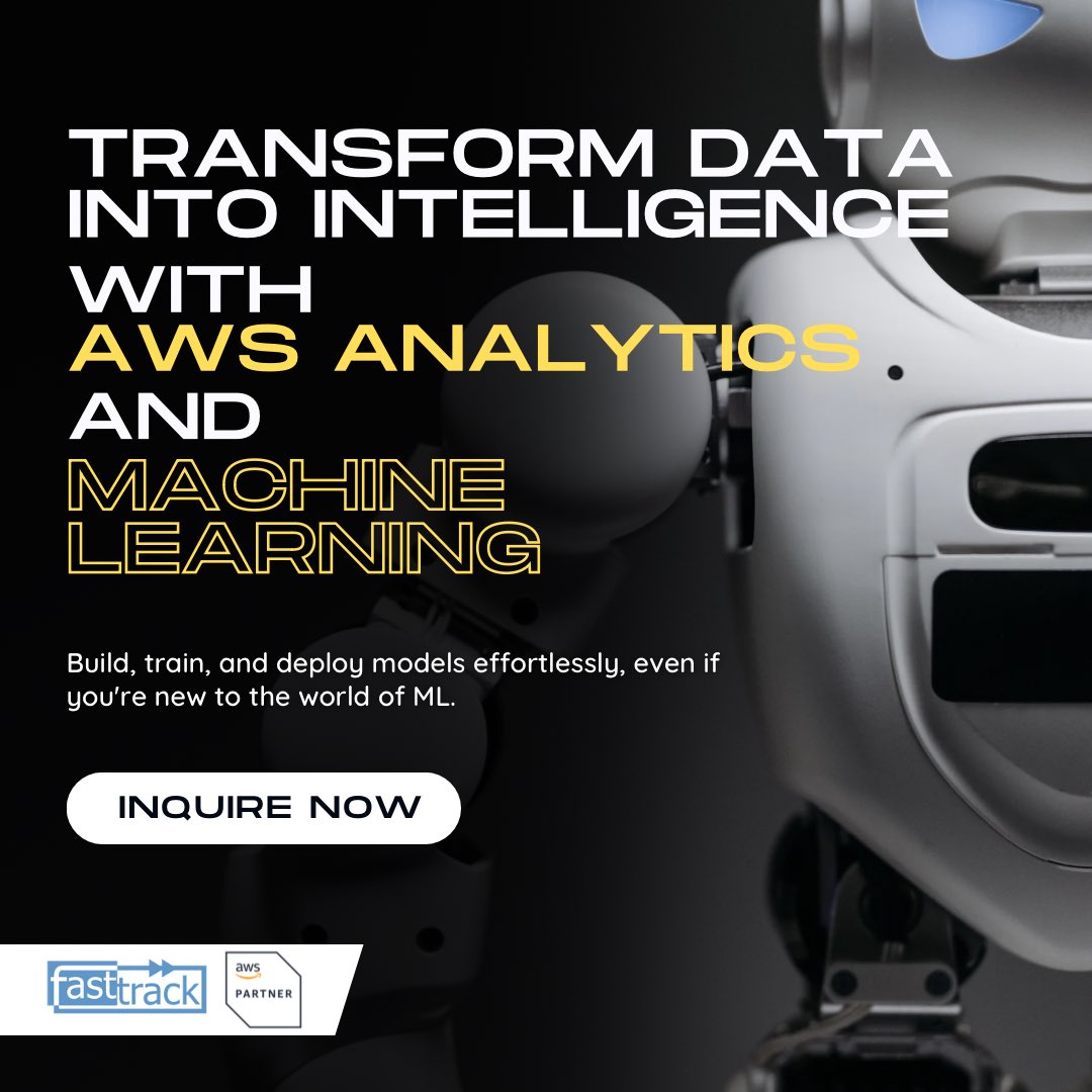 Fasttrack_PH's tweet image. Revolutionize your approach to analytics with Fasttrack, your go-to provider for AWS Analytics. 

Harness ML models through familiar SQL commands, unlocking advanced insights for everyone. 🌐📊 Begin your journey today!

#Fasttrack #AWSAnalytics #IntegratedMachineLearning