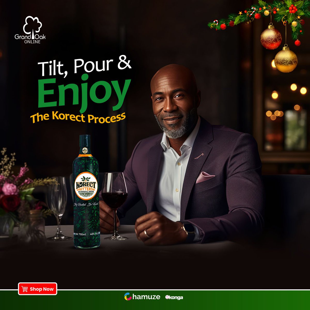 Insist on none but this. Thank the server when you get one, experience the refreshing taste in gracious gulps and smile when the last drops hit your tongue - the Korect process.
Shop Now on Chamuze.com, Jumia and Konga. or tap the link in the bio @grandoakonline  Now.