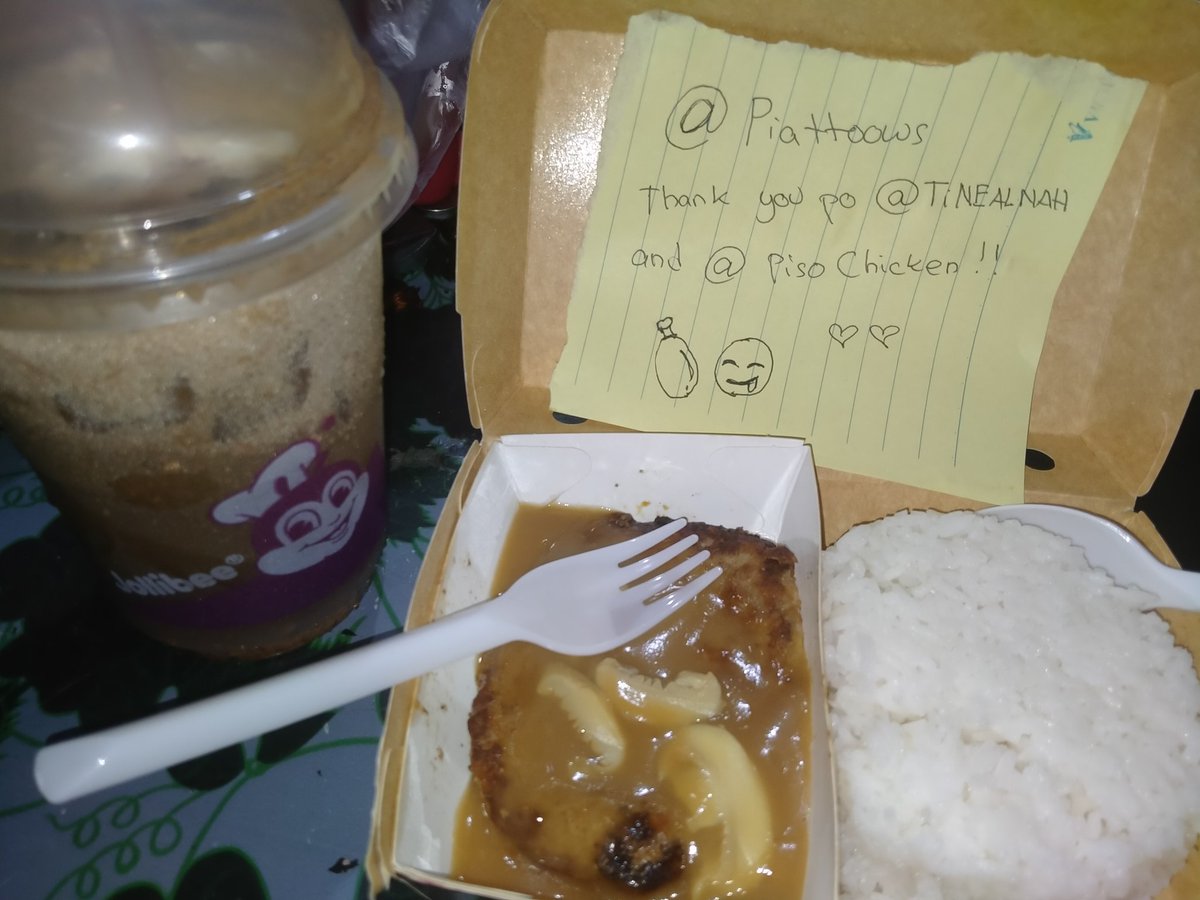 piattoowss's tweet photo. #bwon 🌙

          helloo ate @TiNEALNAH and @PisoChicken , thankyousomuch for the mix and match give back, this really looks good to eat in dinner 😋🍗, I really appreciated this foods! cravings satisfied,thankyou! 😊
               . #enithanks #PisoChicken https://t.co/LNeNm4evxi