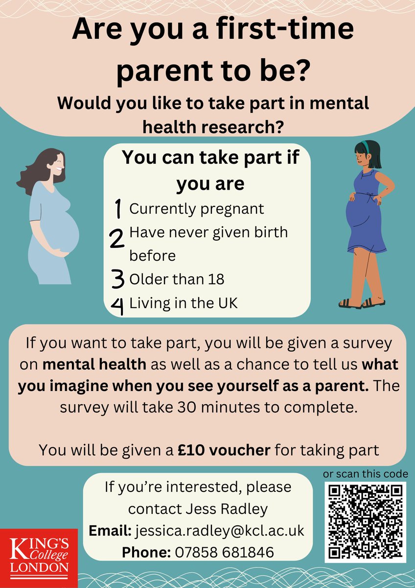 📢RESEARCH OPPORTUNITY for first-time parents-to-be📢

See below for details and please retweet!