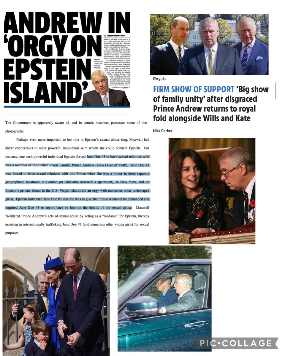 PatouArt's tweet image. I see you minimizing #PrinceAndrew 's monstrosity by talking about "orgy" without specifics. No, put the words correctly on this monster. He participated in an orgy with children...WITH CHILDREN. He's a f*cking paedophile protected by King Charles, Prince William &amp;amp; Kate Middelton