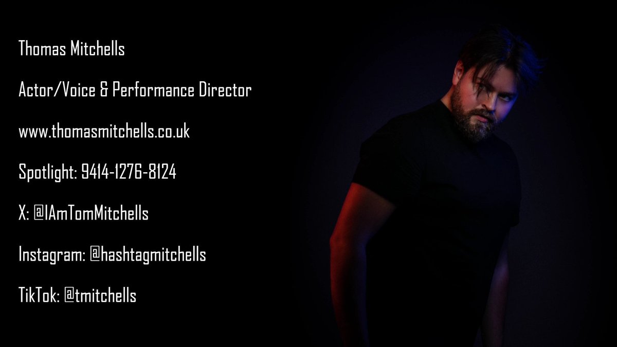 Thomas Mitchells (@iamtommitchells) on Twitter photo I'm geared up with fire in my belly to collaborate with studios.
If you're in need of an Actor or Director - get in touch!
VO & MoCap Agent:
@excellenttalent
Theatrical Agent:
<a href="/ManagementTas/">TAS-Management</a>
๐ธ: <a href="/MWillshireTog/">MarkWillshirePhotography</a>
Member of #BAFTAConnect
๐ฃ๐๐ฎ I'm geared up with fire in my belly to collaborate with studios.
If you're in need of an Actor or Director - get in touch!
VO & MoCap Agent:
@excellenttalent
Theatrical Agent:
<a href="/ManagementTas/">TAS-Management</a>
๐ธ: <a href="/MWillshireTog/">MarkWillshirePhotography</a>
Member of #BAFTAConnect
๐ฃ๐๐ฎ