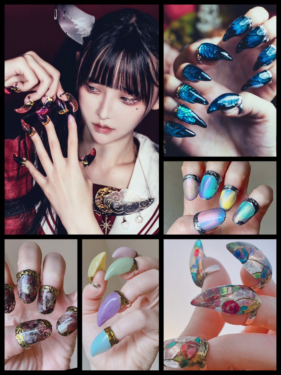 飴屋 ネイルリング No.2 東京飴屋爪粧 ネイルリング2点 - メルカリ