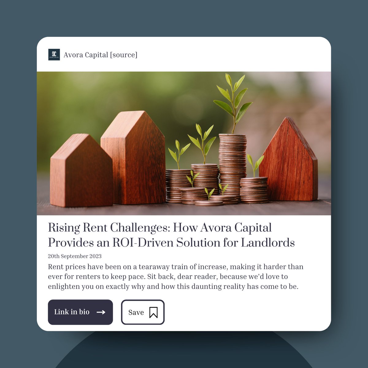 Avora_Capital's tweet photo. Avora Capital promises a great ROI with annual returns comparatively higher than traditional rental properties. Hence, landlords are turning to Avora Capital as an alternative.

To learn more, you can follow the link provided in the bio.

#AvoraCapital #SocialHousingInvestment https://t.co/wcAS9WWjQp