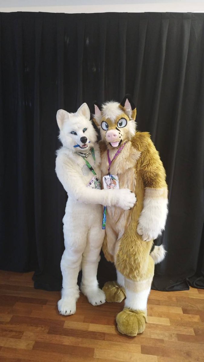 Happy #FursuitFriday with the cute Cody🤩🤩

🐺 <a href="/Manchu_Wolf/">ManchuWolf ➡️Harz Furdance</a> 
✂️ <a href="/crafts_from/">FromSiberiaCrafts</a>
 🐾<a href="/vulparion/">Vulparion/Kody</a>
📸 @TeddyBaarson

🗓 30.12.2023
🎆 #Furvester
🏙 #Reutlingen

#Fursuit #Wolf #Furry