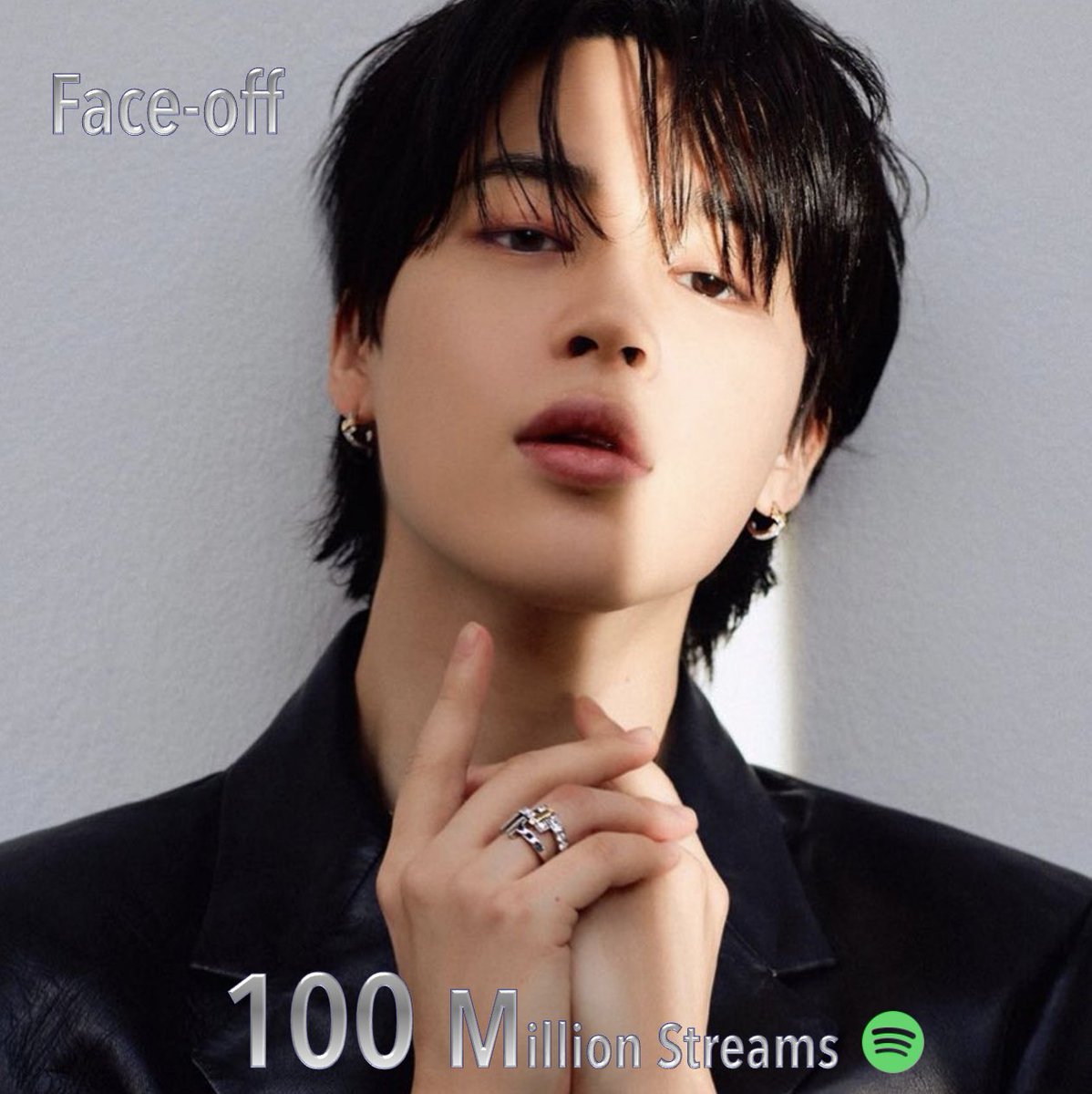 #JIMIN's 'Face-off' has now surpassed 100 Million streams on Spotify! 💪💥💯Ⓜ️🎧🔥👑💜