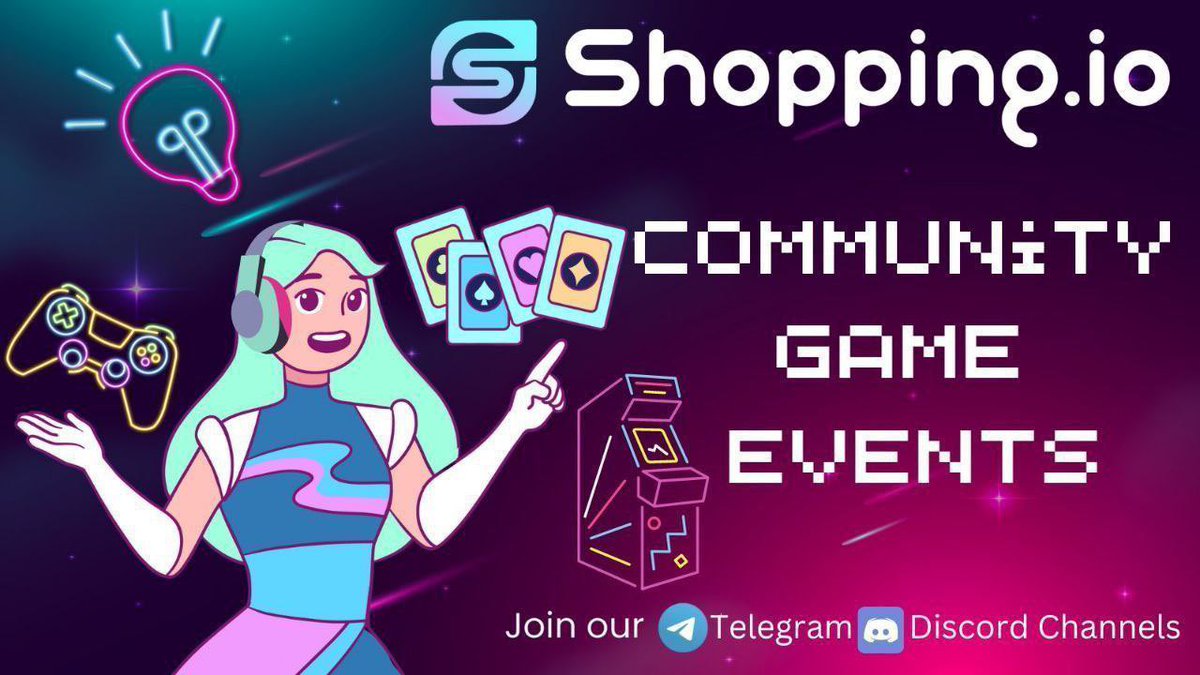 🎲 👾Are you ready for January Community events of 2024! 🎲 🎮 Gamee mini-games 🏎 SmashKarts Game 📖 Trivia Night & Surprise events 🎲 All on our main channel on telegram: t.me/shoppingio Let’s Go Shopping! 🛍