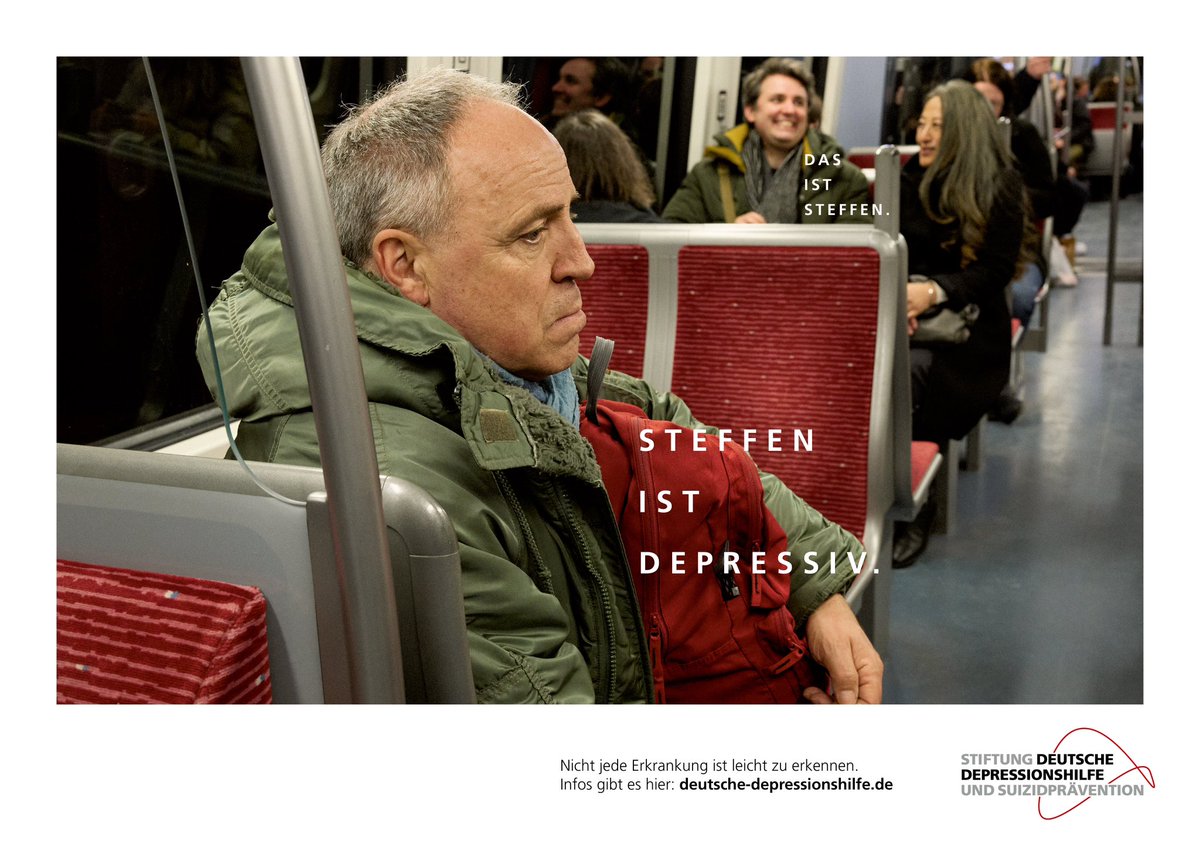 Ich mag die neue Kampagne der deutschen Depression-Hilfe. @depr_hilfe
