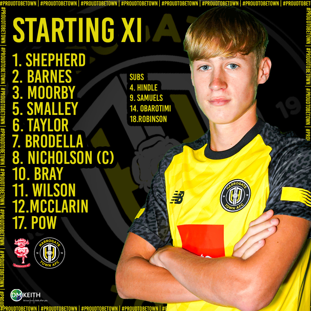 HarrogateYouth's tweet photo. Team news is in for this afternoon’s fixture 👊 https://t.co/T0vpoZoegZ