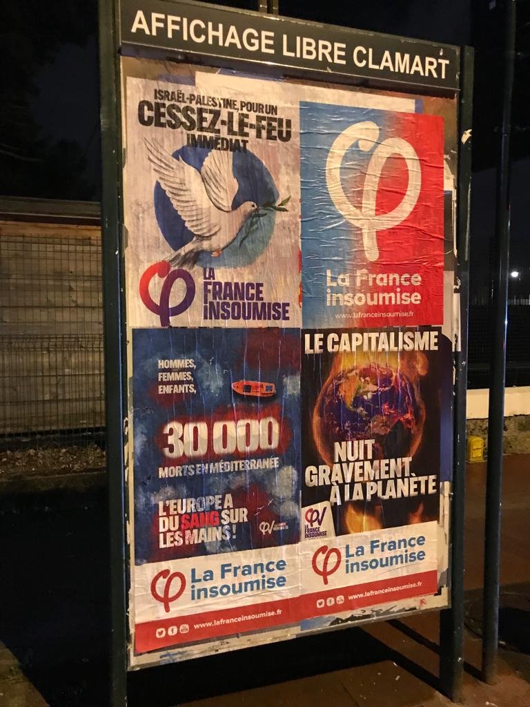irreductibleclm's tweet photo. "La colle a frappé"
#CeaseFireInGaza
#LaFranceInsoumise
#UneEquipeFormidable
#PaixAmourEtSolidarité https://t.co/oFK0FpncQo