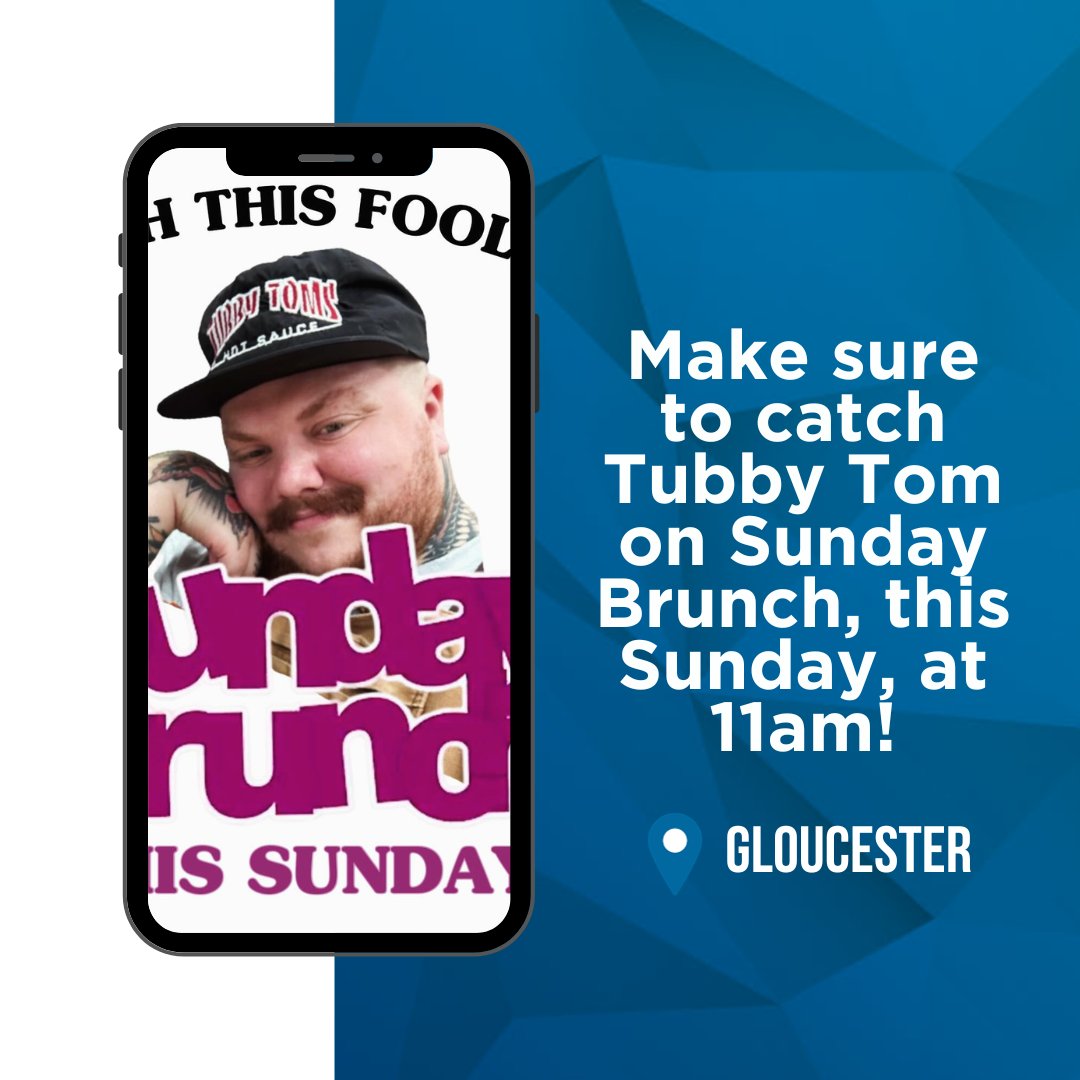 The Growth Hub - Gloucestershire (@thegrowthhubbiz) on Twitter photo We're delighted to catch <a href="/Tubbytoms/">Tubby Tom'sยฎ ๐ฅ๐ฅ</a> on <a href="/SundayBrunchC4/">Sunday Brunch</a>, this Sunday, at 11am! ๐ฝ๏ธ๐
Tom visited The Growth Hub for advice for his start-up, and it's been a pleasure to see him go on to become a success.
Good luck, Tom, we'll all be tuning in to watch you! ๐
#TheGrowthHub We're delighted to catch <a href="/Tubbytoms/">Tubby Tom'sยฎ ๐ฅ๐ฅ</a> on <a href="/SundayBrunchC4/">Sunday Brunch</a>, this Sunday, at 11am! ๐ฝ๏ธ๐
Tom visited The Growth Hub for advice for his start-up, and it's been a pleasure to see him go on to become a success.
Good luck, Tom, we'll all be tuning in to watch you! ๐
#TheGrowthHub