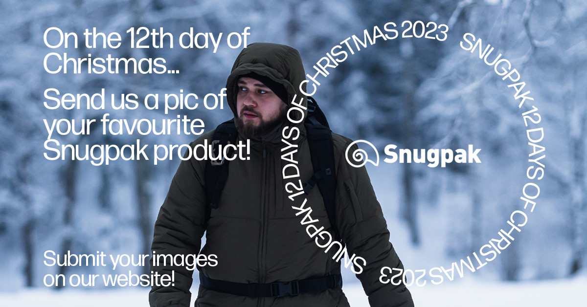 Right, we've made it to the 12th (and final) day of Snugpak Christmas Surprise! 🎅🎁

Thanks so much to everyone who entered. 🌟

Send us a picture of your favourite Snugpak product.

Submit your images on our website (only click this official link): snugpak.com/christmas-surp…